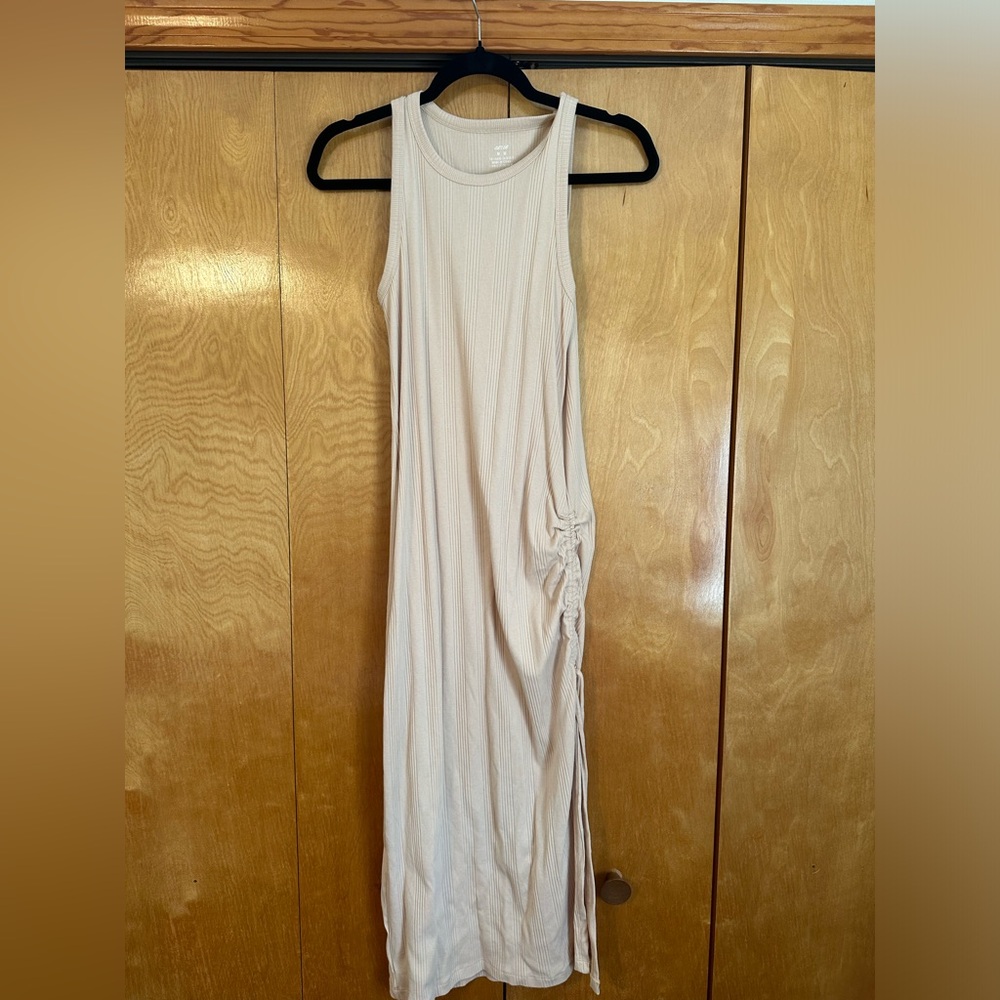 Aerie cream tight dress. Size medium.